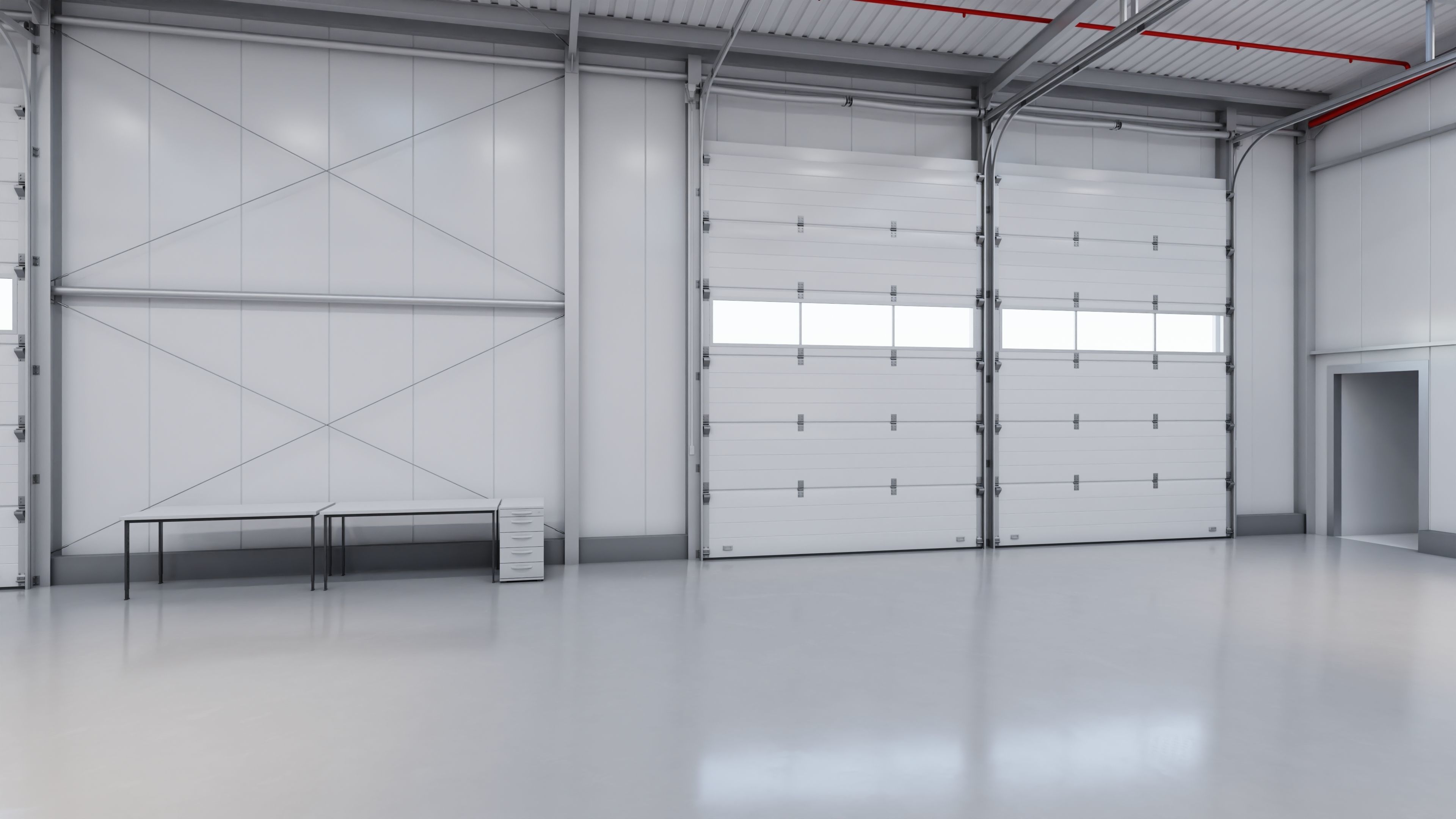 Industrial Warehouse Interior 14 Low-poly 3D model_6