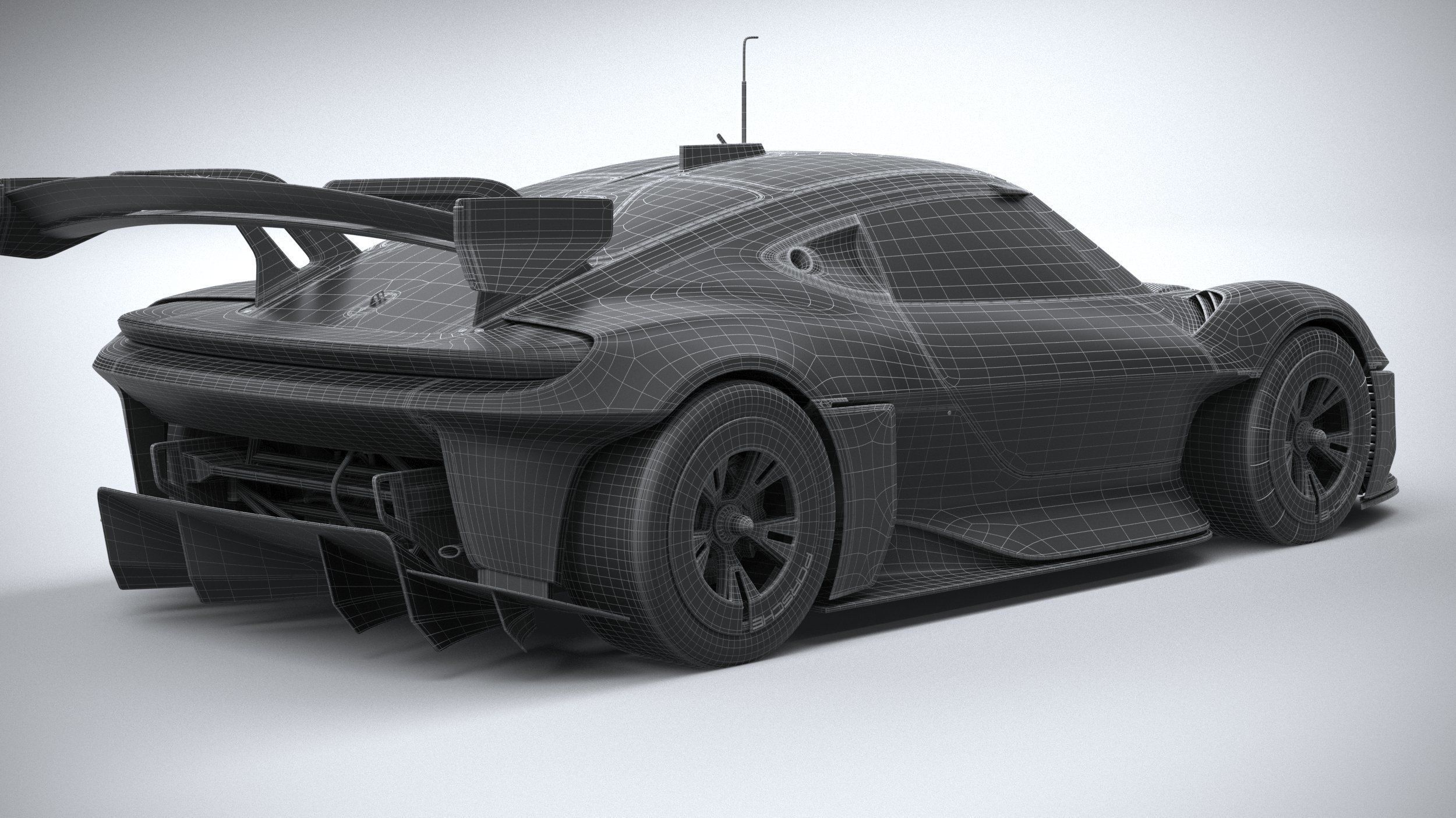 Porsche Mission R 2021 3D model_29