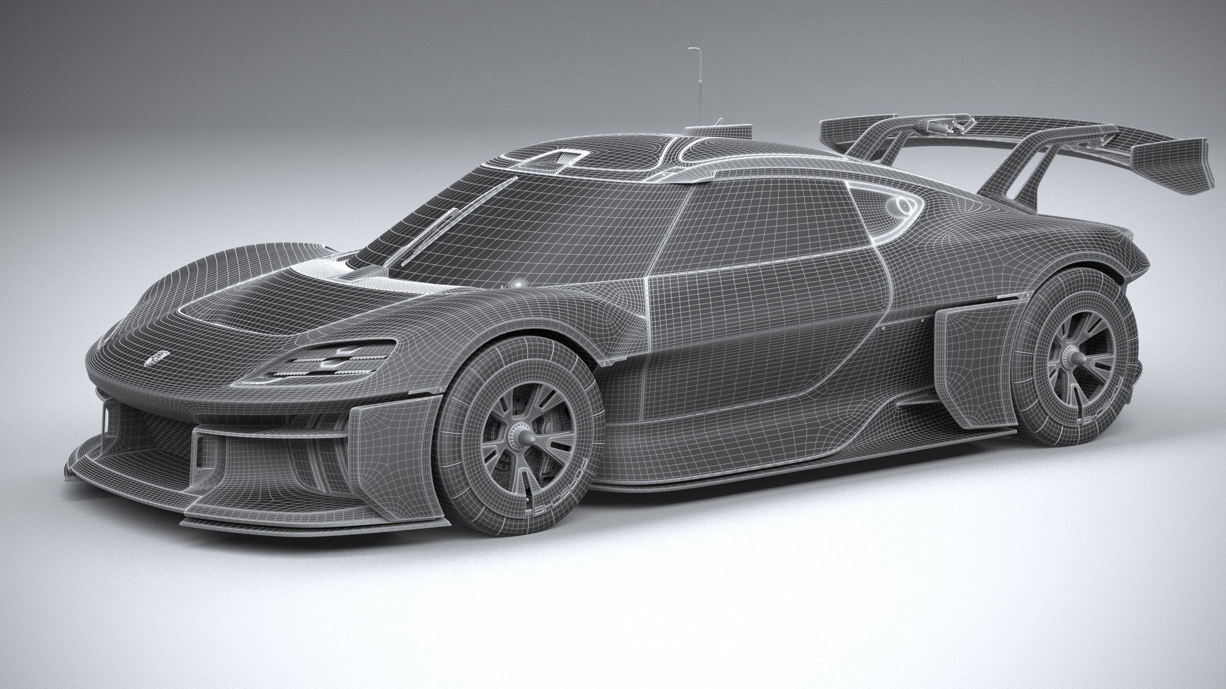 Porsche Mission R 2021 3D model_26
