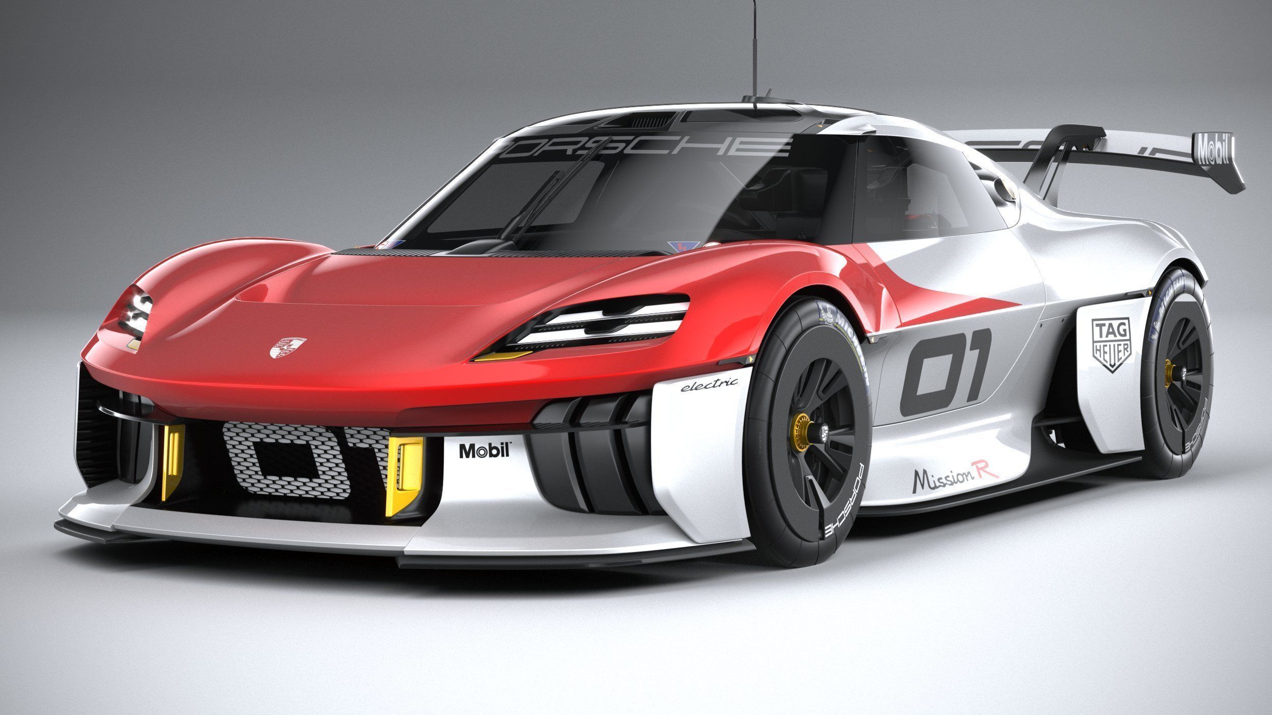 Porsche Mission R 2021 3D model_2
