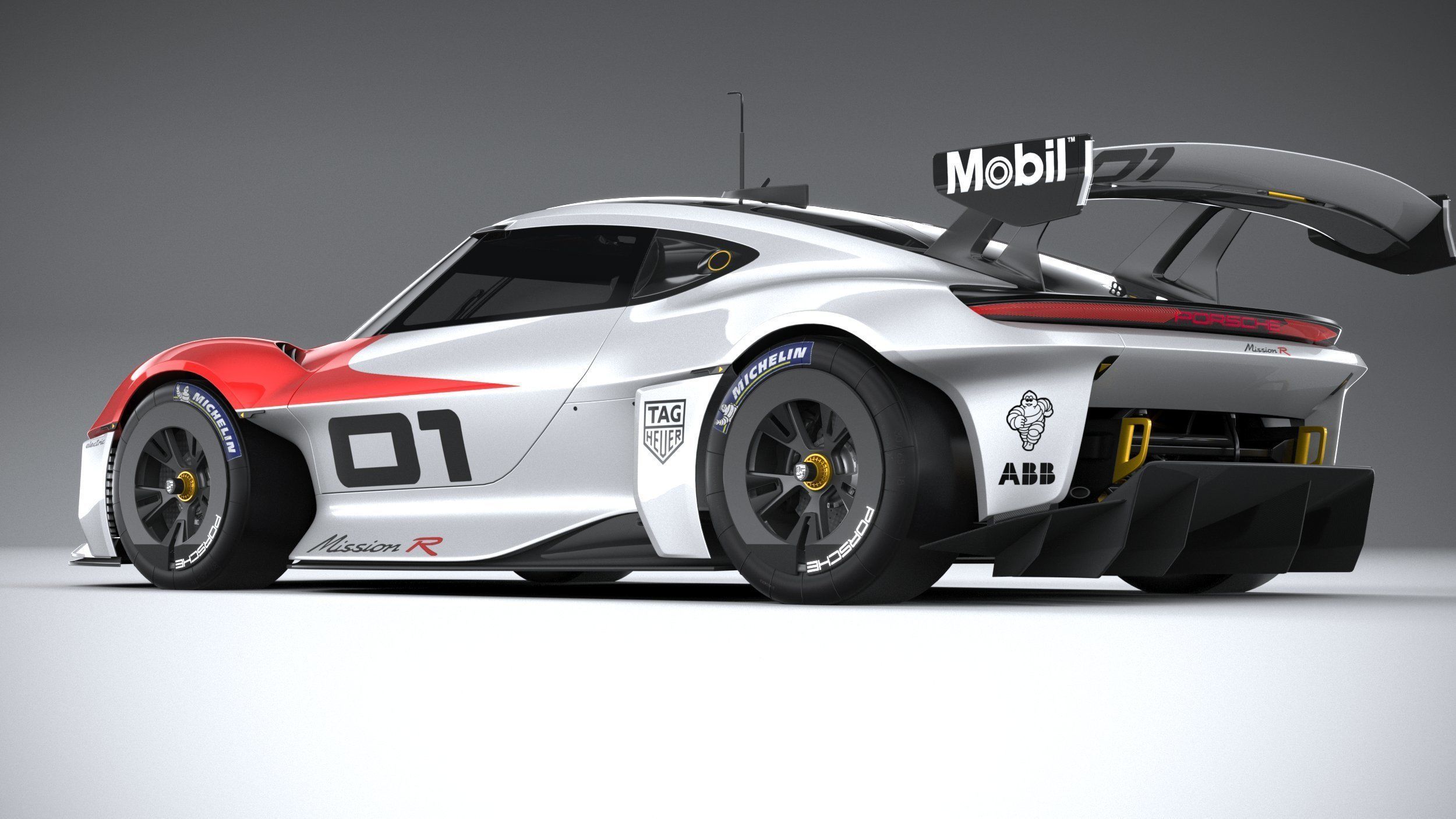 Porsche Mission R 2021 3D model_5
