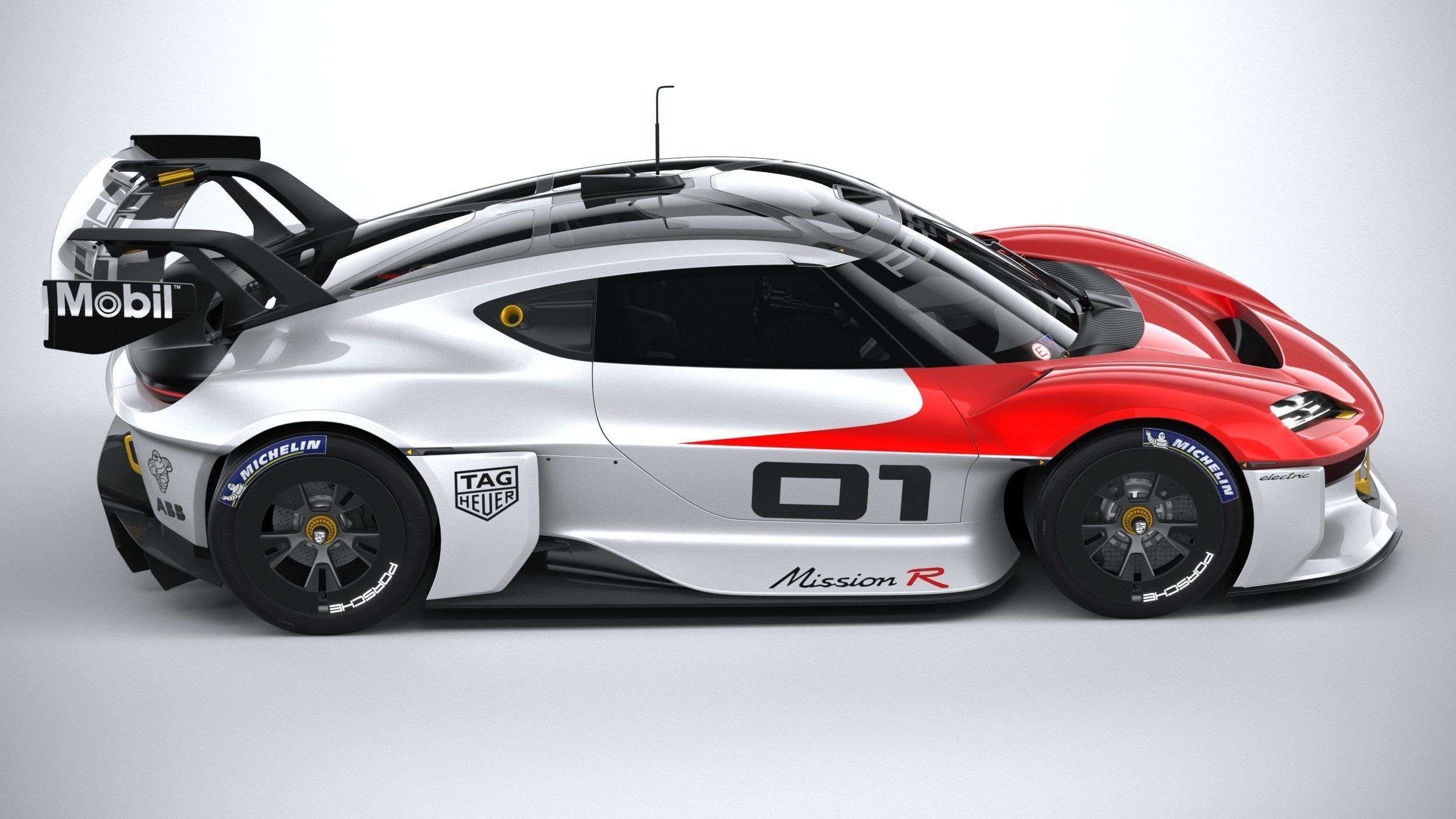 Porsche Mission R 2021 3D model_11