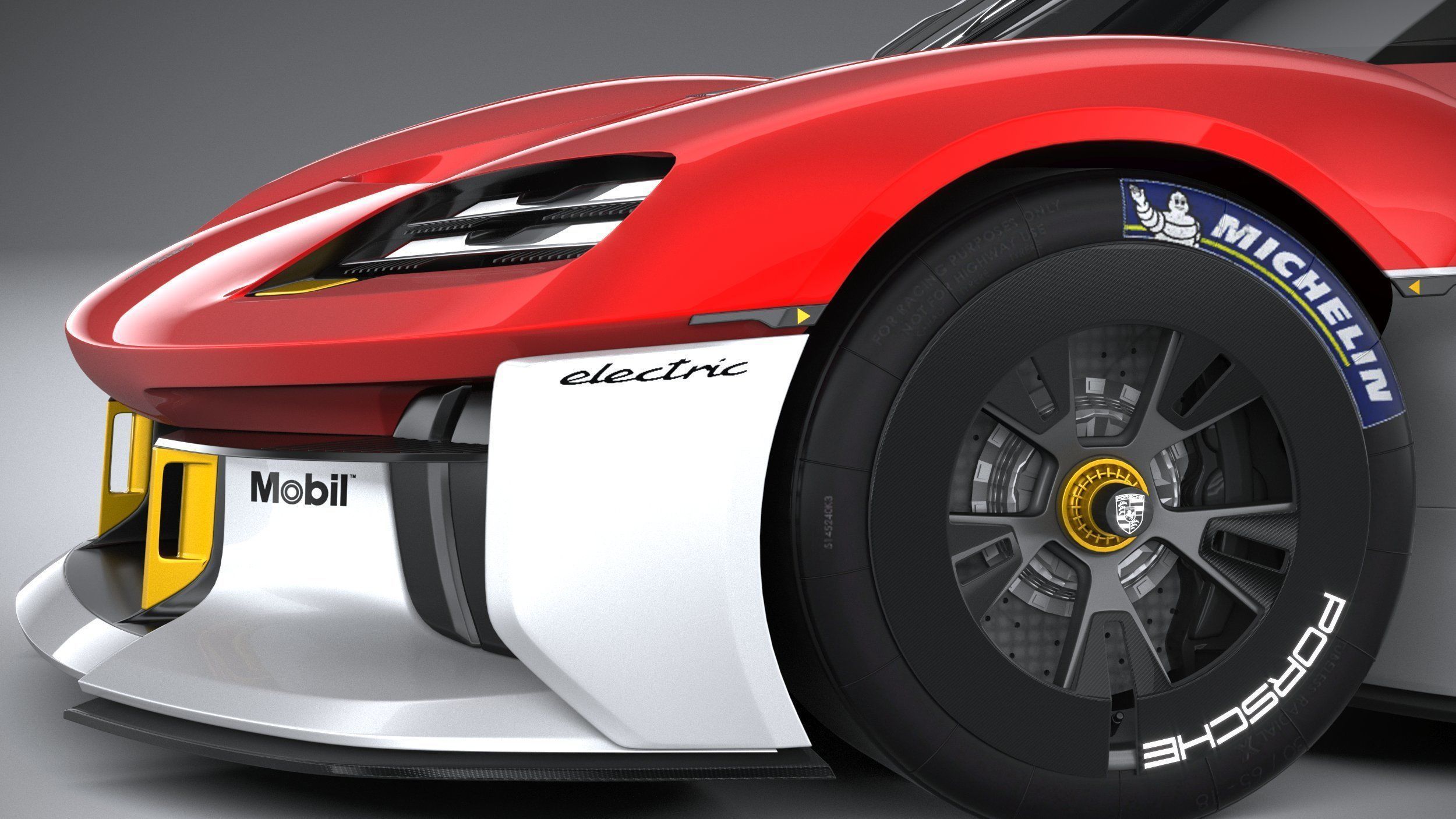 Porsche Mission R 2021 3D model_3