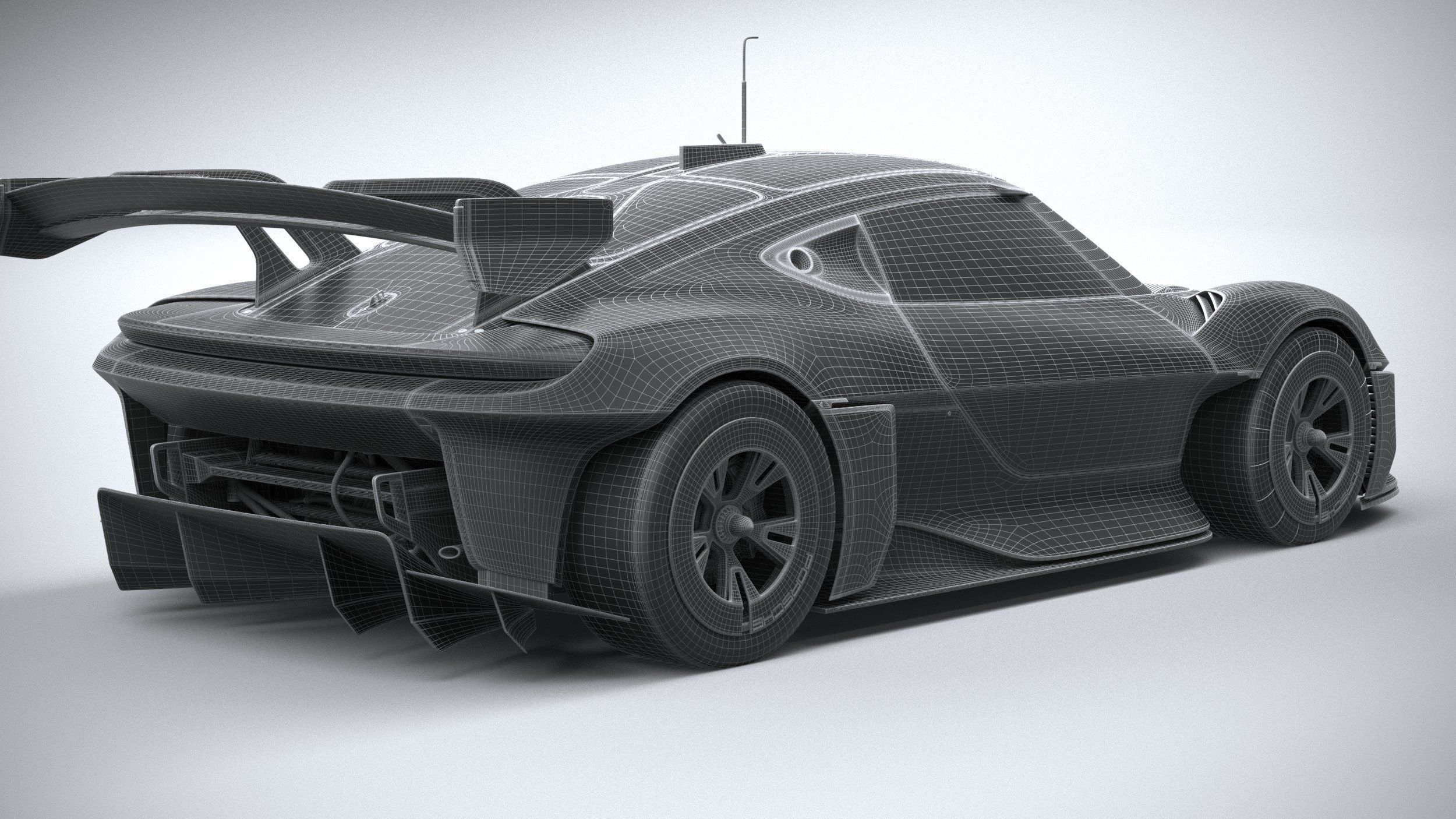Porsche Mission R 2021 3D model_27