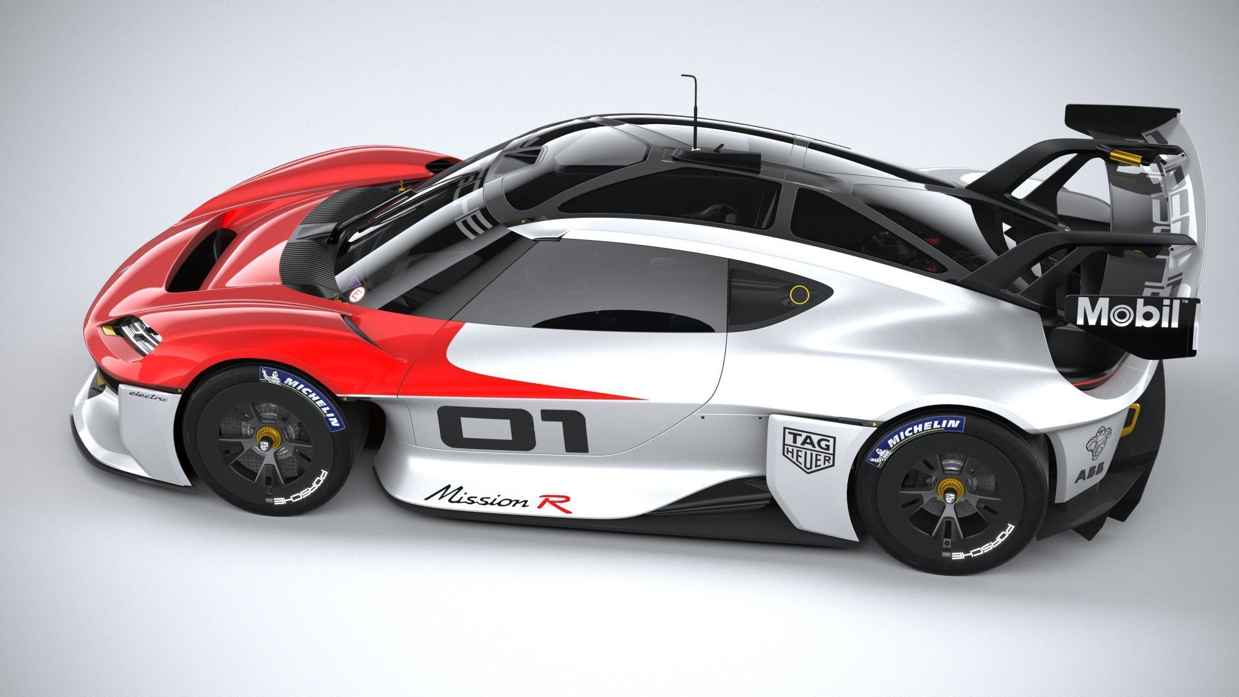 Porsche Mission R 2021 3D model_9