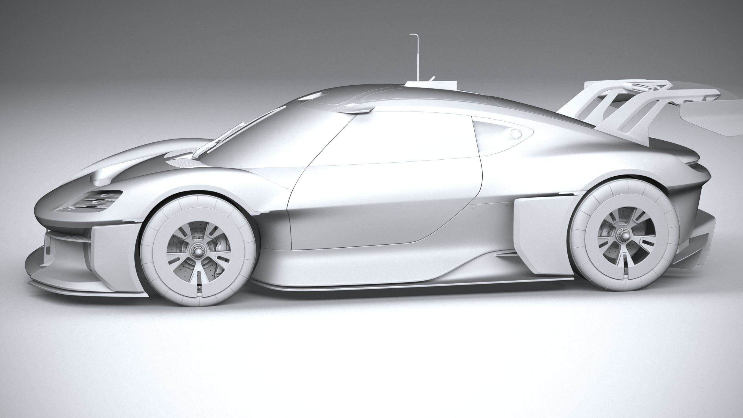 Porsche Mission R 2021 3D model_22