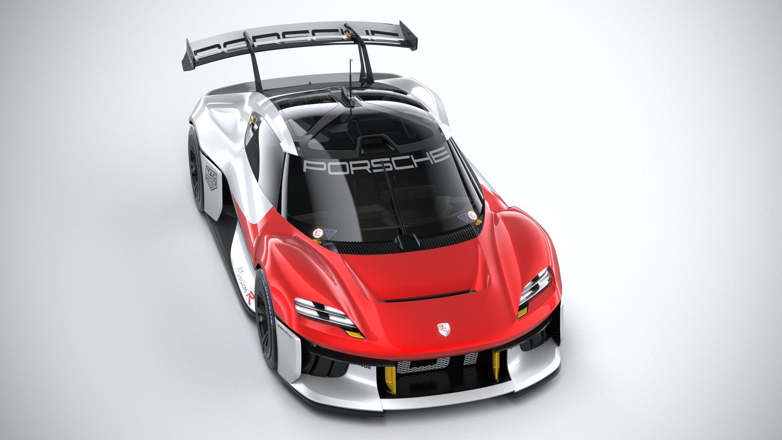 Porsche Mission R 2021 3D model_12
