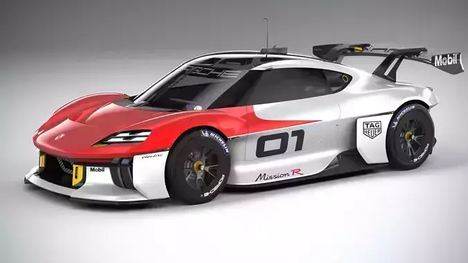 Porsche Mission R 2021 3D model