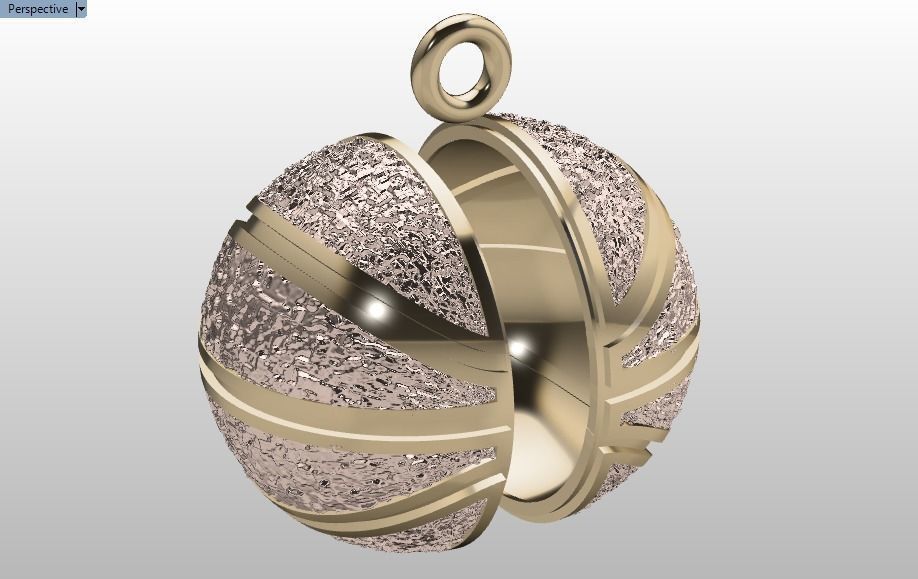ball pendant 3D print model_12