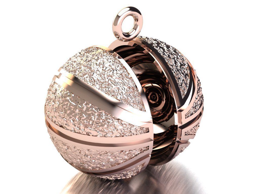 ball pendant 3D print model_3