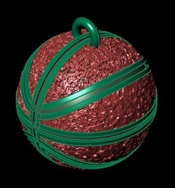 ball pendant 3D print model_16