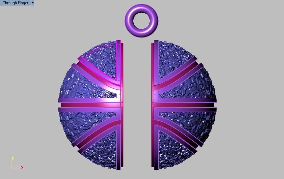 ball pendant 3D print model_30