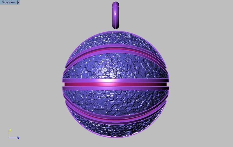 ball pendant 3D print model_8