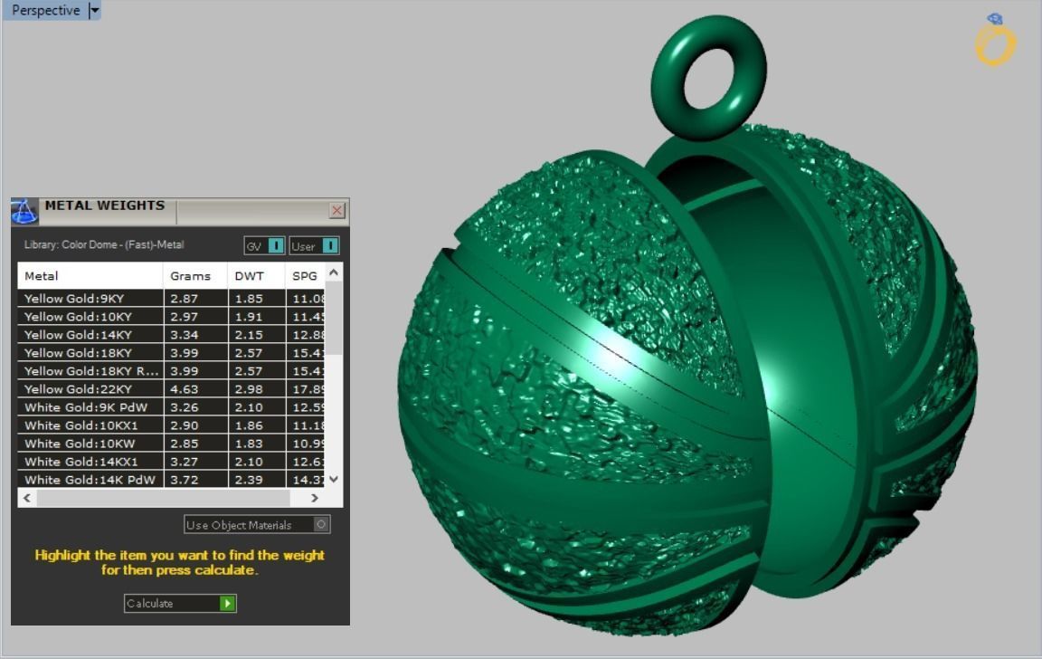 ball pendant 3D print model_13