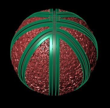 ball pendant 3D print model_24