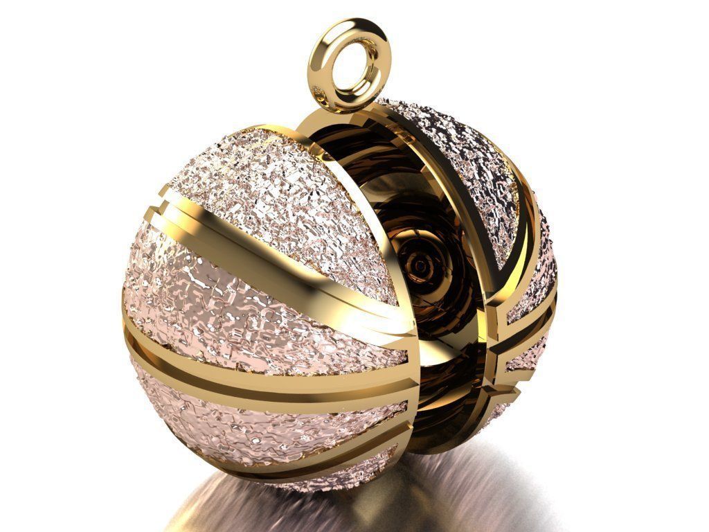 ball pendant 3D print model_1