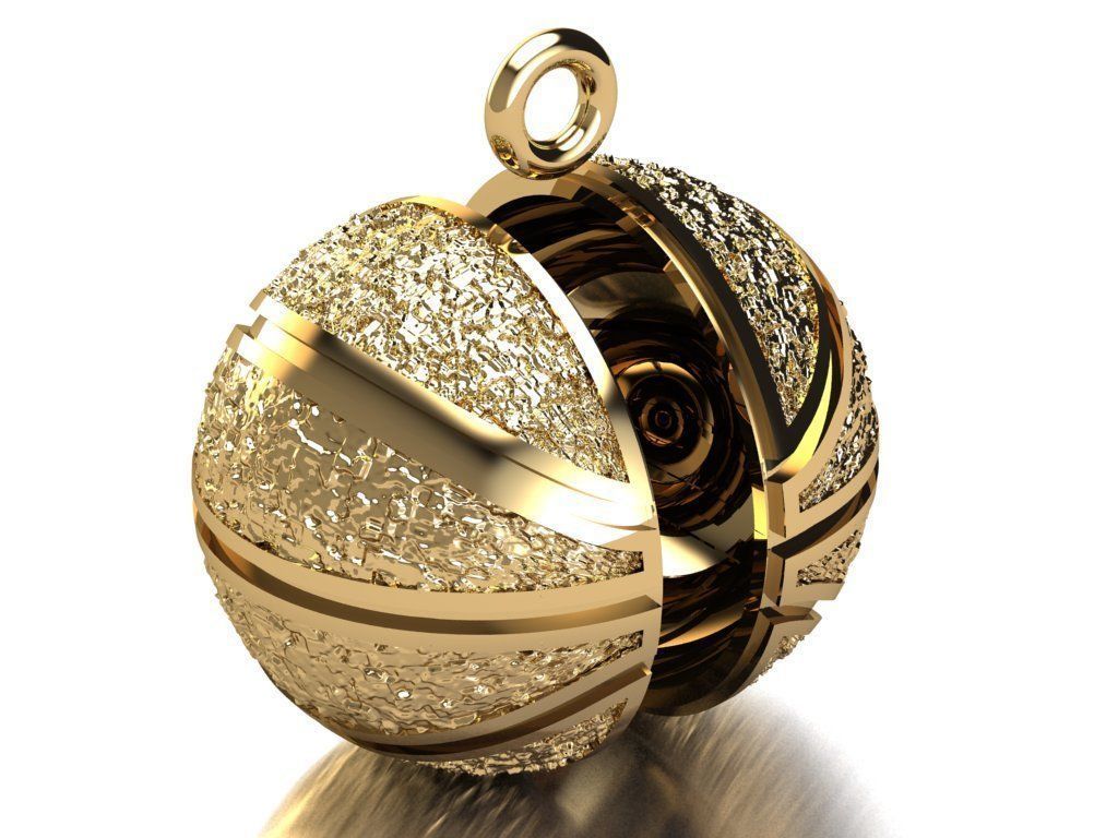 ball pendant 3D print model_11