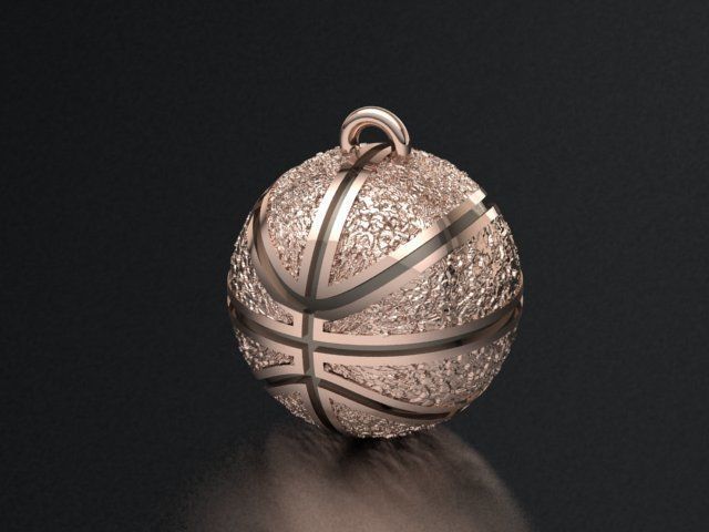 ball pendant 3D print model_9