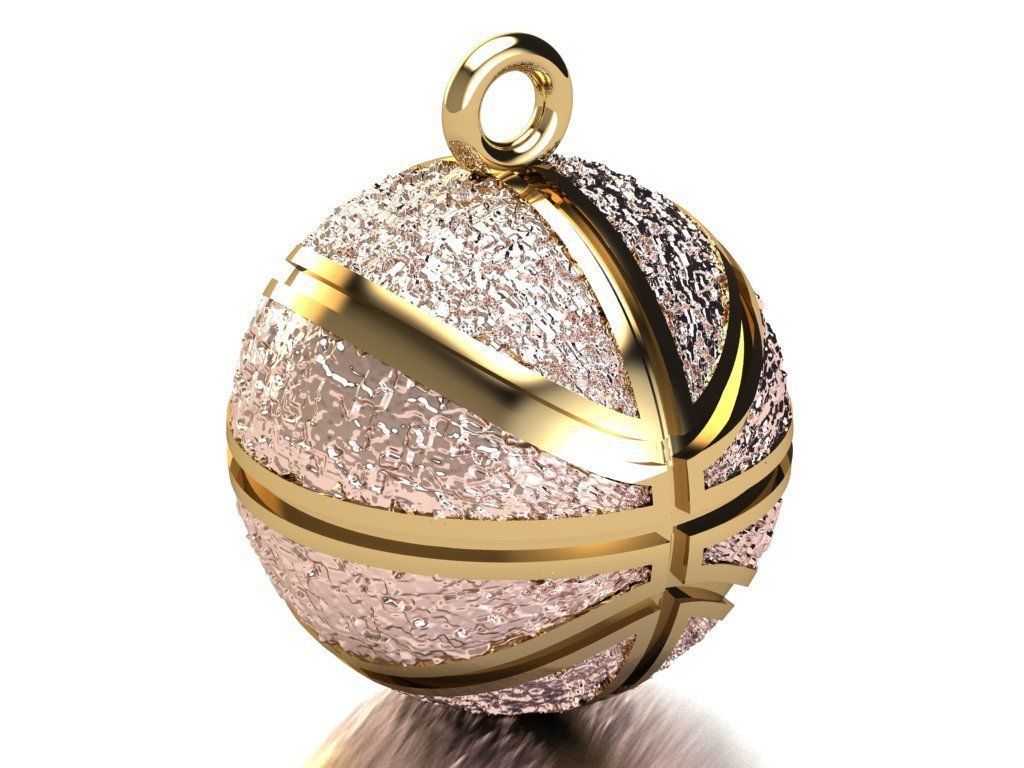 ball pendant 3D print model_4