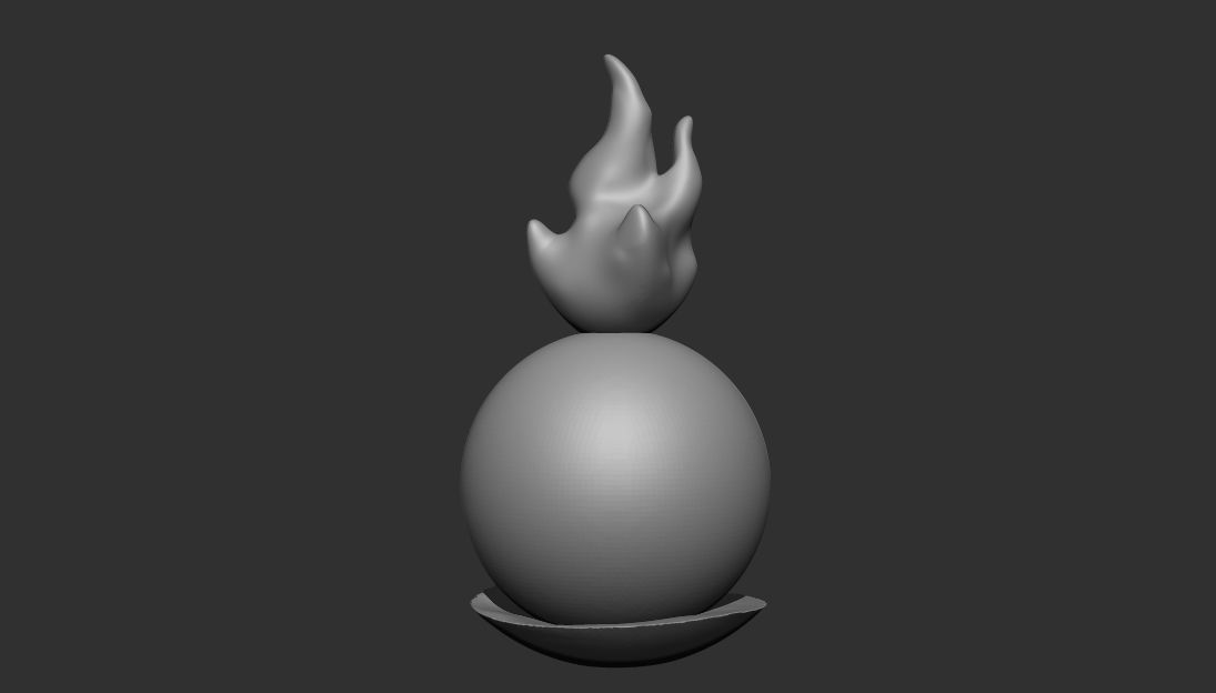 Soyombo symbol 3D print model_2