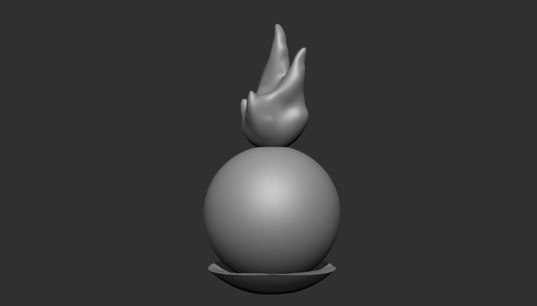 Soyombo symbol 3D print model_3