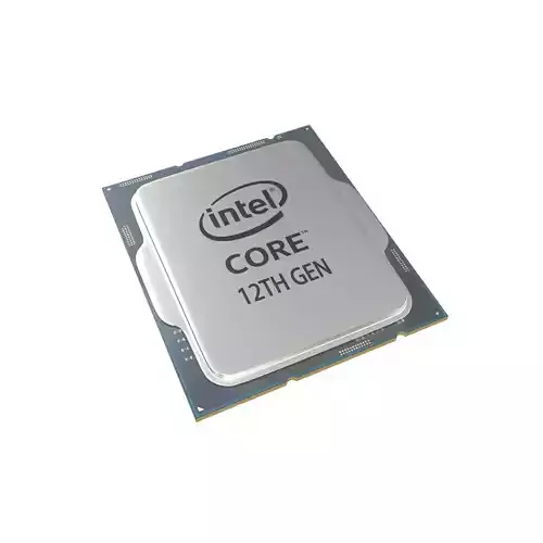 Intel CPU 12 Gen v1 001 Low-poly 3D model
