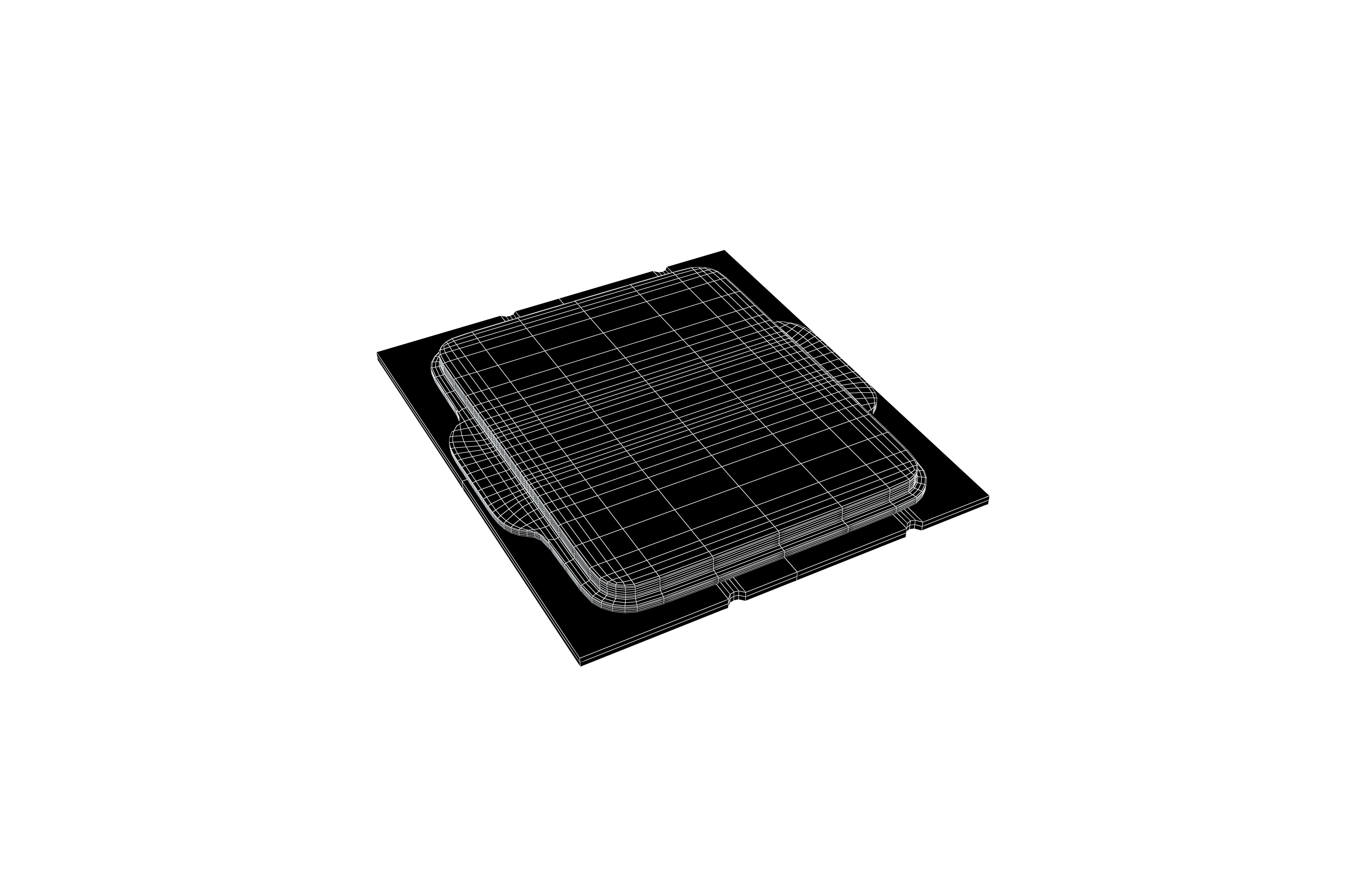 Intel CPU i5 12600k v1 001 Low-poly 3D model_7