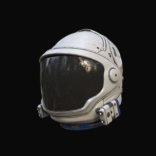 Astronaut Helmet Low-poly 3D model