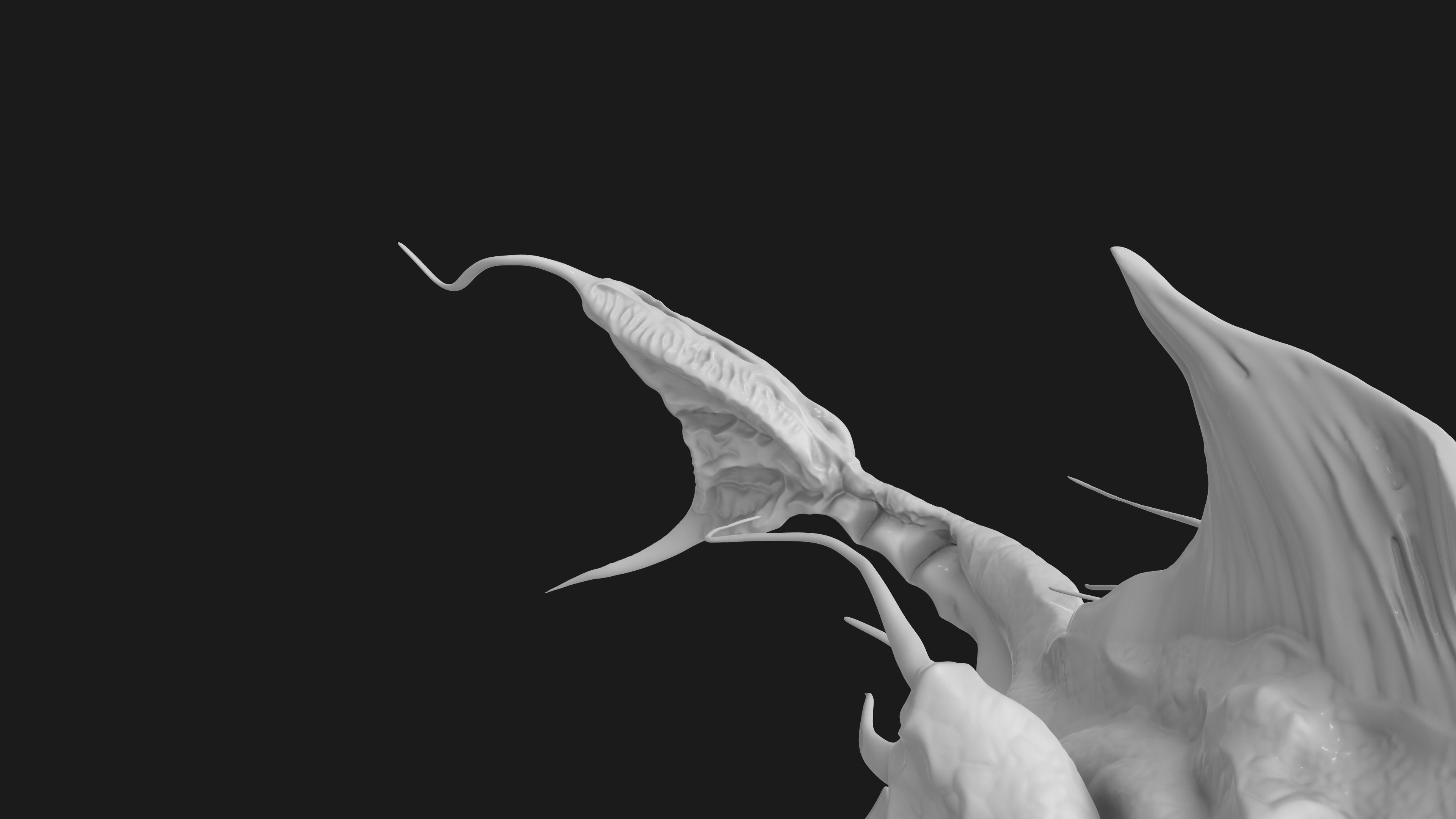 AnglerFish HighPoly fish head 3D model_8