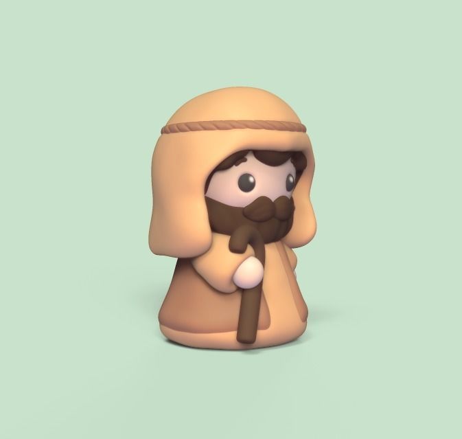 Cute Holy Nativity 3D print model_8