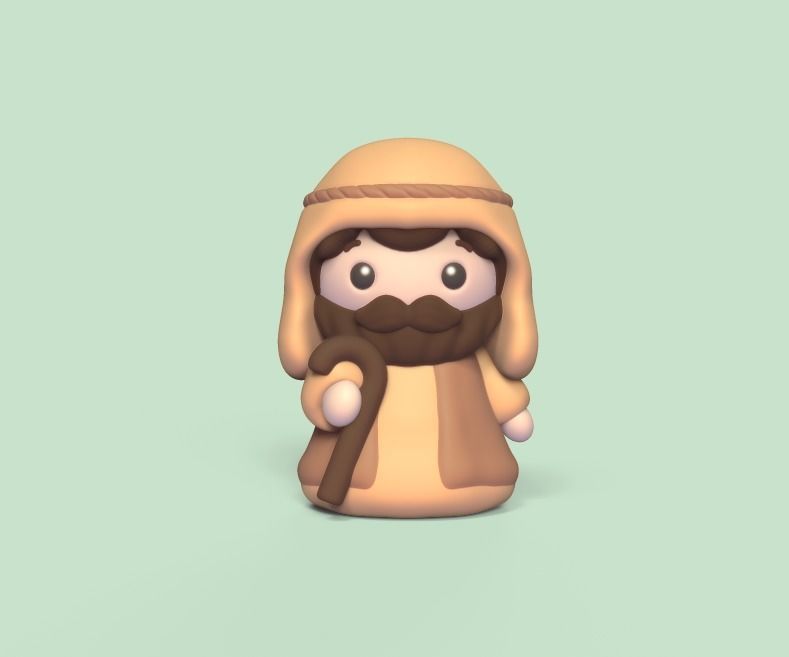 Cute Holy Nativity 3D print model_7