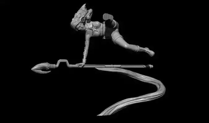 Stargirl statue of woman