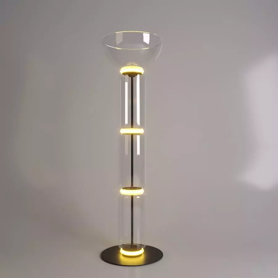 Flos - Noctambule Floor Bowl 3D model_0