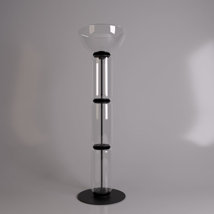 Flos - Noctambule Floor Bowl 3D model_2