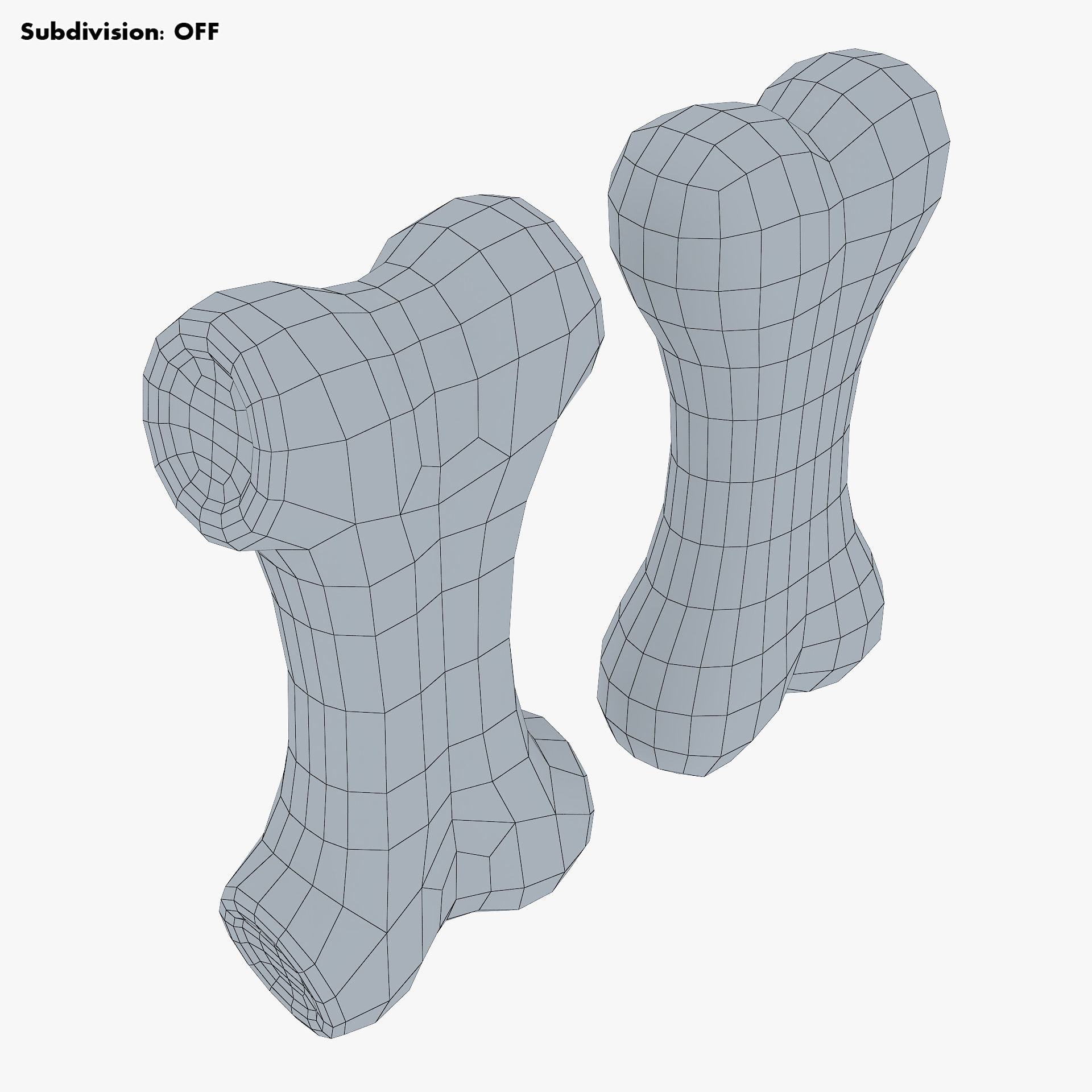 Cartoon Bone v 1 3D model_17