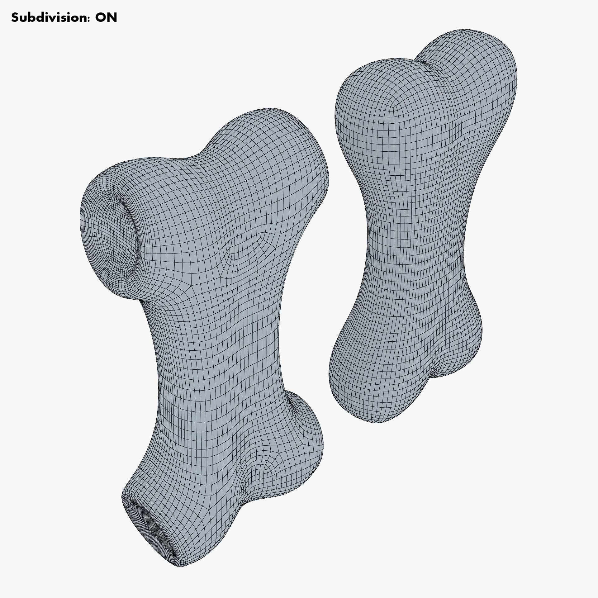 Cartoon Bone v 1 3D model_16