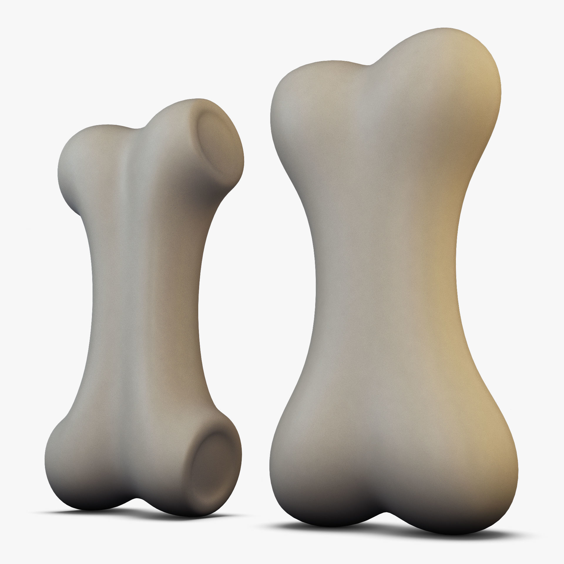 Cartoon Bone v 1 3D model_7