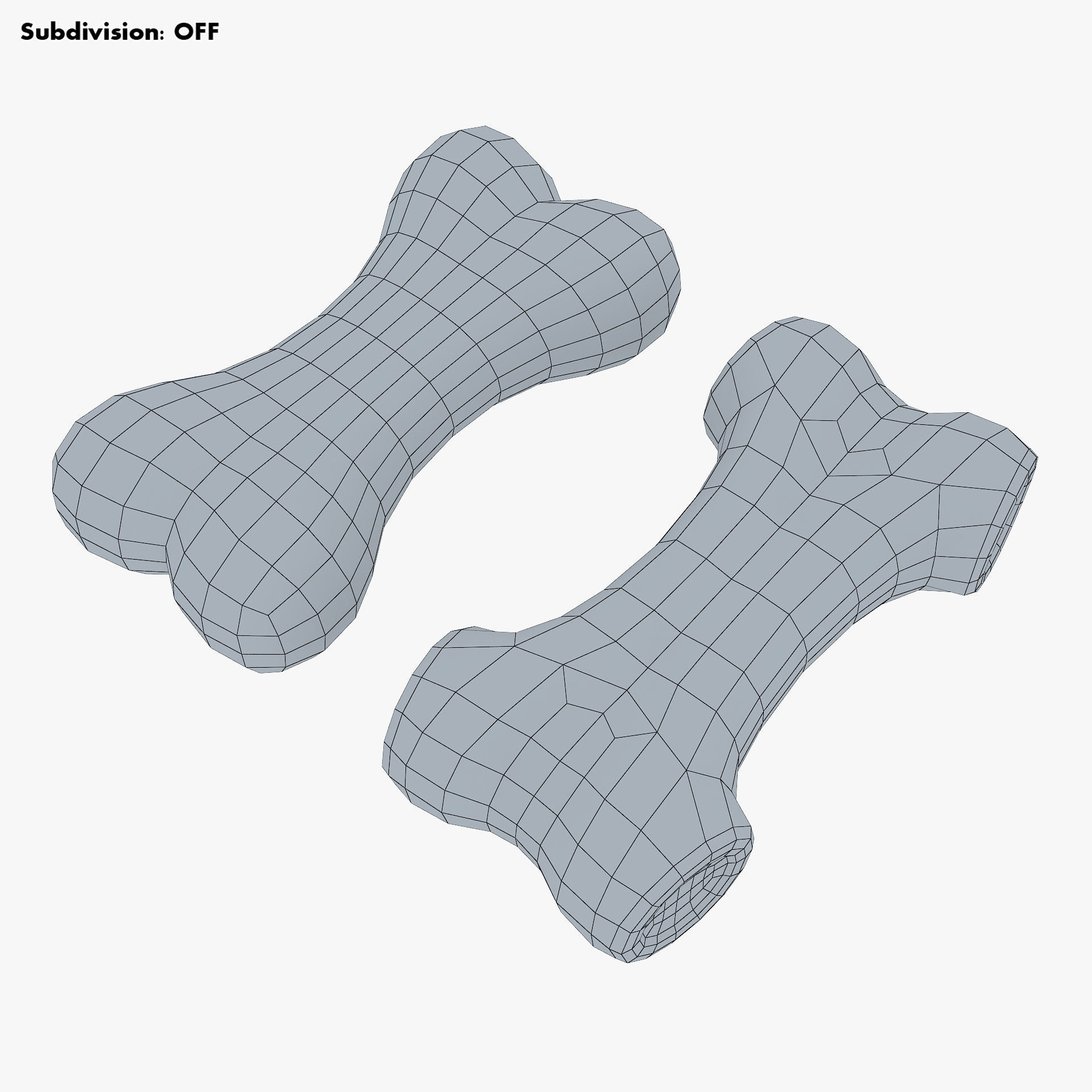 Cartoon Bone v 1 3D model_11