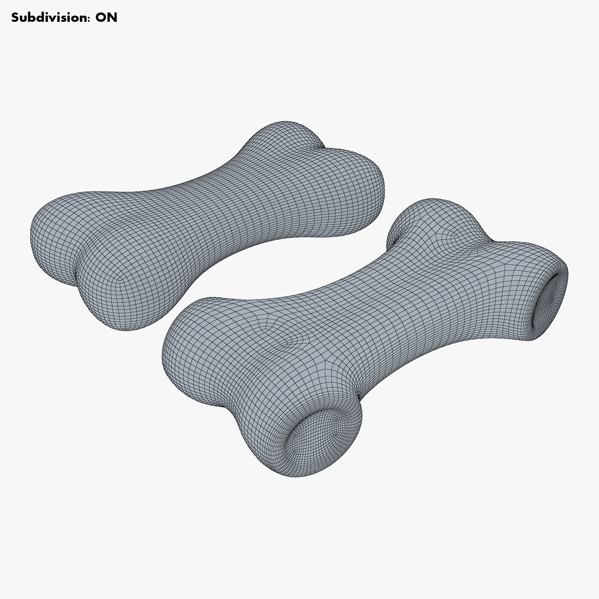 Cartoon Bone v 1 3D model_14