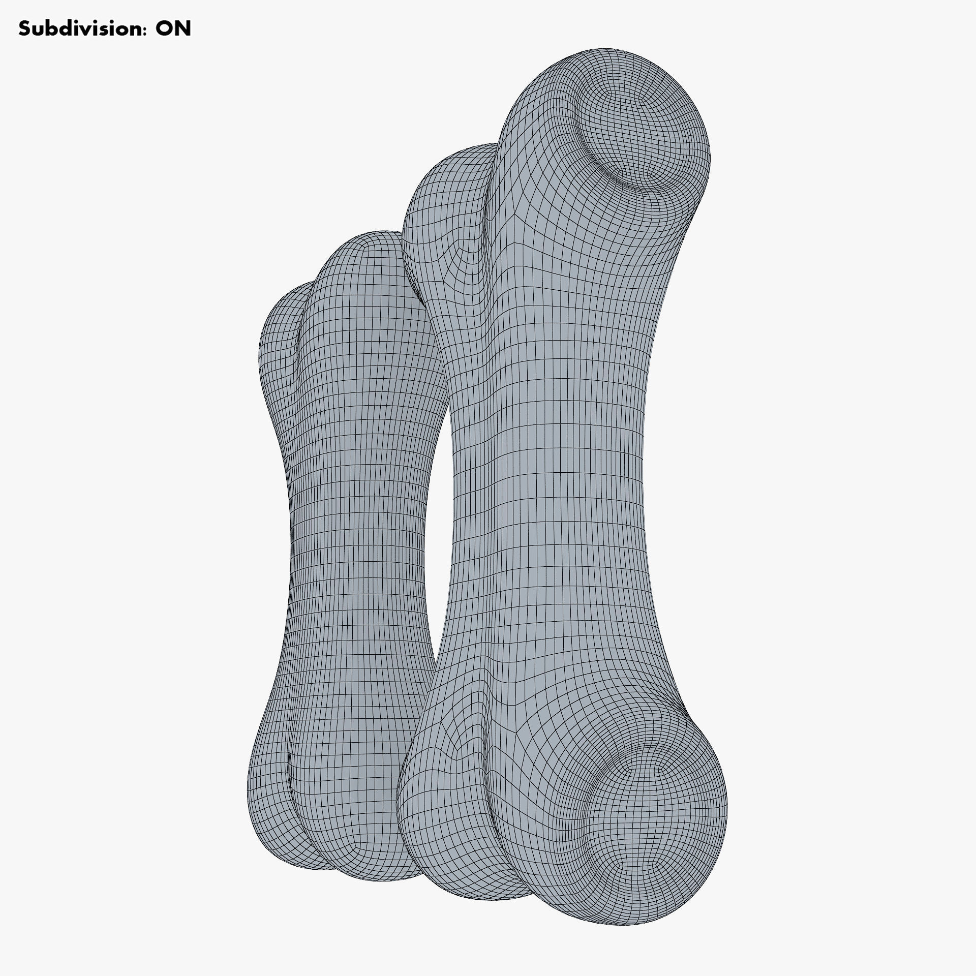 Cartoon Bone v 1 3D model_20