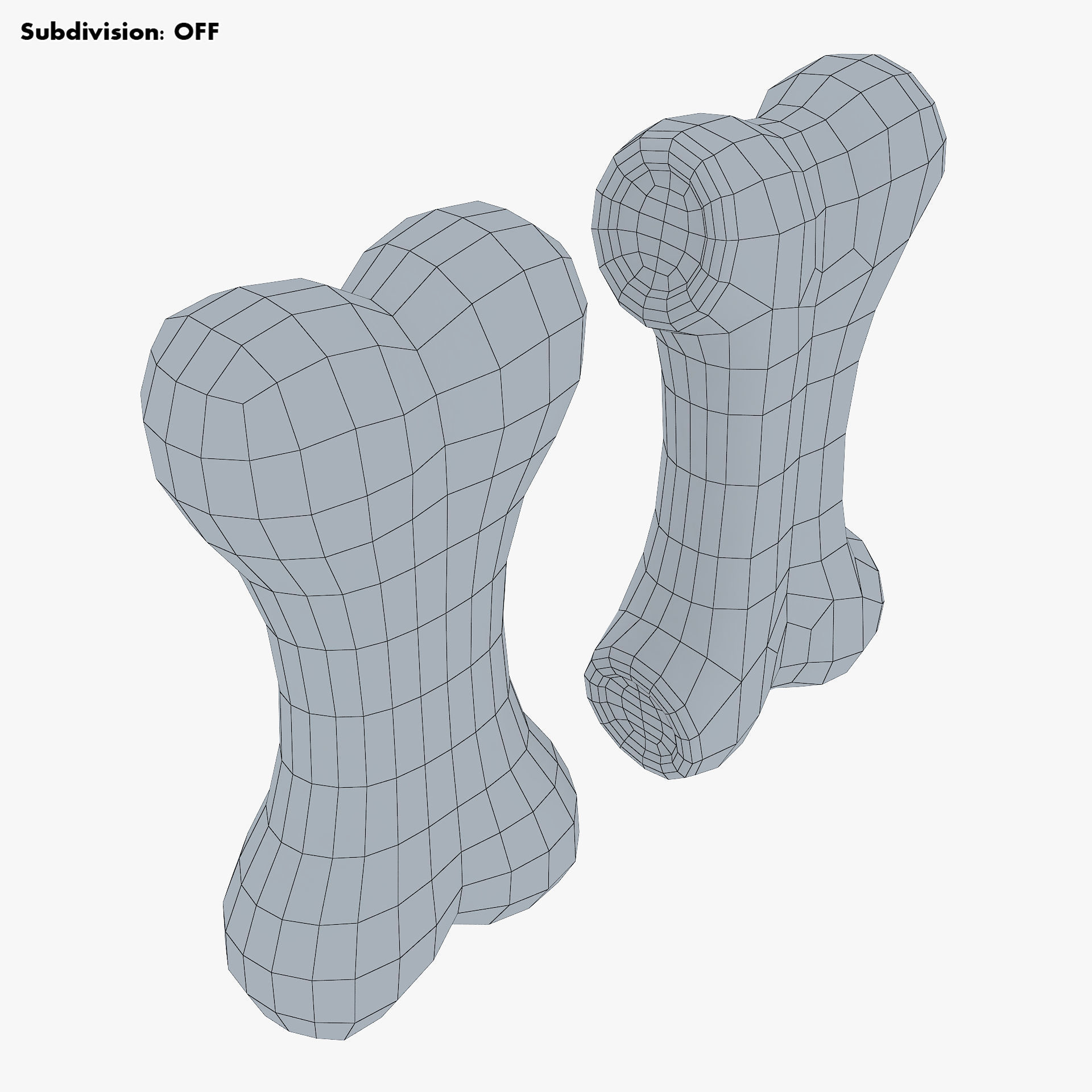 Cartoon Bone v 1 3D model_19