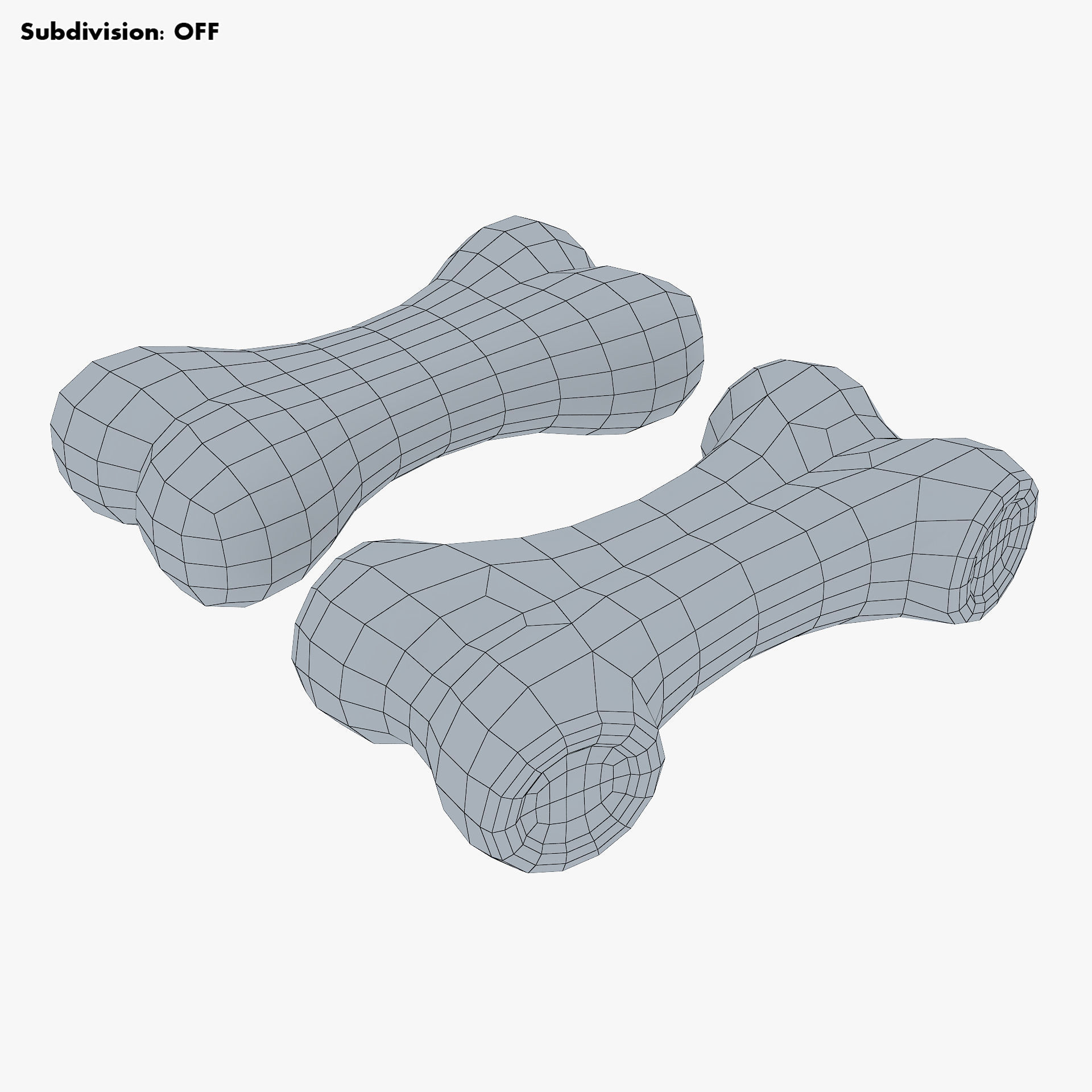 Cartoon Bone v 1 3D model_15