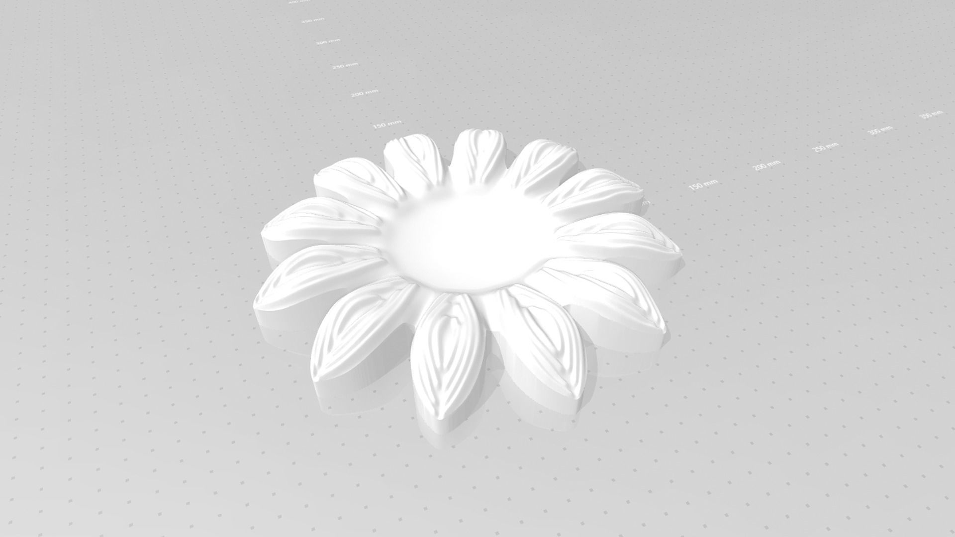 Sunflower 12 Petal B - Molding Arrangement EVA Foam Craft 3D print model_14