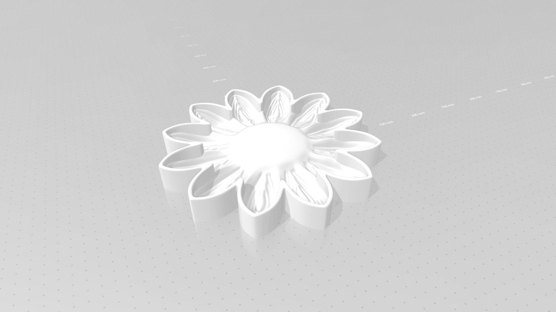 Sunflower 12 Petal B - Molding Arrangement EVA Foam Craft 3D print model_17