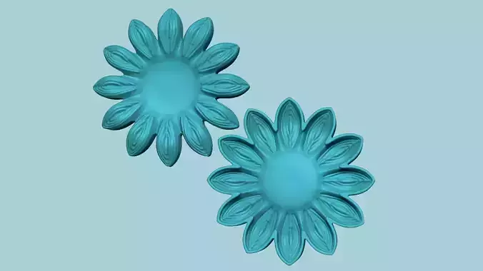 Sunflower 12 Petal B - Molding Arrangement EVA Foam Craft
