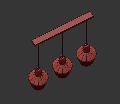 HUDSON CONE PENDANTS 3D model_4