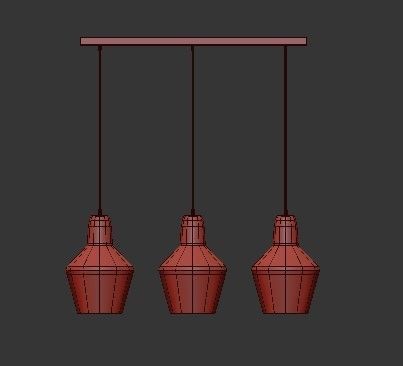 HUDSON CONE PENDANTS 3D model_1