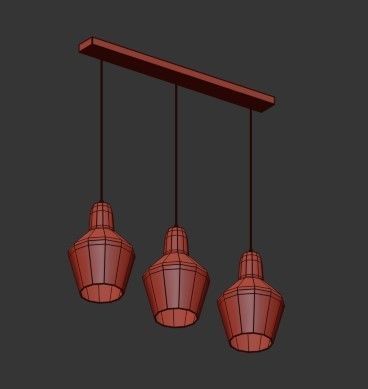 HUDSON CONE PENDANTS 3D model_2