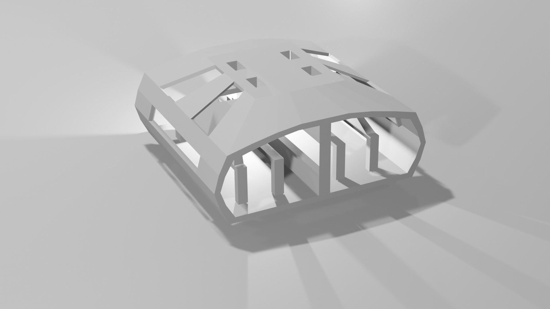 SCIFIBUILDING pack  Low-poly 3D model_8