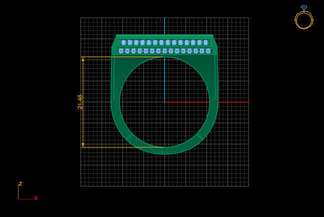 Gent Ring  3D print model_8
